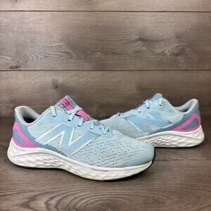 New Balance Fresh Foam Arishi v4 Running Shoes Kids Size 4 US Blue Pink GPARIYB4